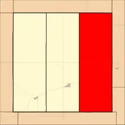 Location in Haskell County