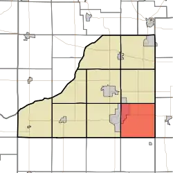 Location in Starke County