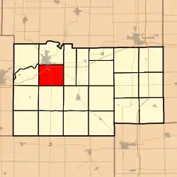 Location in Lee County