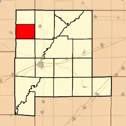 Location in Fayette County