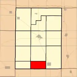 Location in Hamilton County