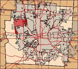 Location of Norwich Township in Franklin County.