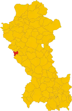 Sant'Angelo Le Fratte within the Province of Potenza