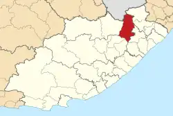 Location in the Eastern Cape
