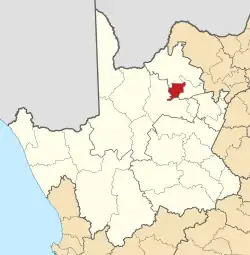 Location in the Northern Cape