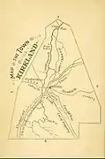 Map of the Town of Kirkland from 1874