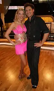 Marco Angelini und Maria Santner bei der 3. Show "Dancing Stars" am 21. März 2014