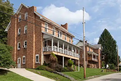 Near 56 Beeson St. looking southwest