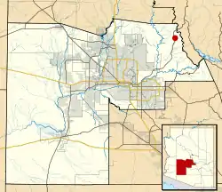 Location of Sunflower in Maricopa County, Arizona
