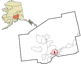 Location in Matanuska-Susitna Borough and the state of Alaska.