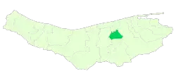 Location of Qaem Shahr County in&nbsp;Mazandaran&nbsp;province