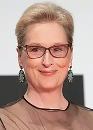 Color photograph of Meryl Streep in 2016