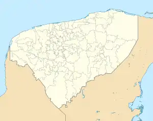 Chacmultun is located in Yucatán (state)
