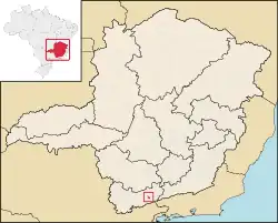 Location in State of Minas Gerais