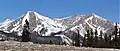 South aspect of Mt. Aetna (left) and Taylor Mountain from Monarch Pass