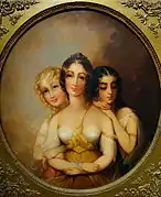 Morning, Noon and Night, c. 1830-1860, oil on wood panel, New Britain Museum of American Art