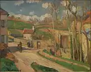 Un Carrefour à l'Hermitage, Pontoise, 1876. Musée Malraux