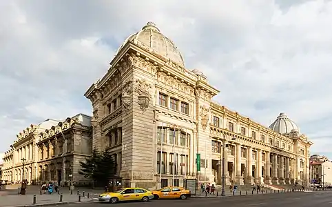 National Museum of Romanian History (the former Central Post Office) on Calea Victoriei, Bucharest, 1894–1900