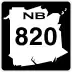 Route&nbsp;820 marker