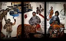 Photograph of artwork, The Rebellion of the Dead by Nalini Malani, 2017