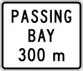(A42-2/IG-7) Passing Bay Ahead (in 300 metres)