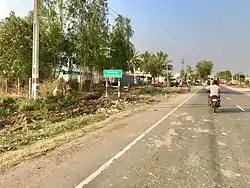 Village inboard on Amaravati road