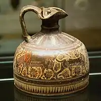 Squat oinochoe, with ibex and lions, Otterlo Painter, late 7th c. BC