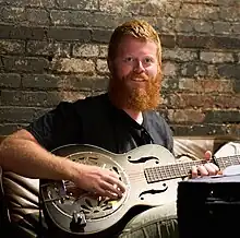 Oliver Anthony at a club in Farmville, Virginia, August 2023