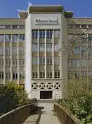 Office building at Wassenaarseweg, constructed 1938-1942 and completed 1946, designed by Jacobus Oud