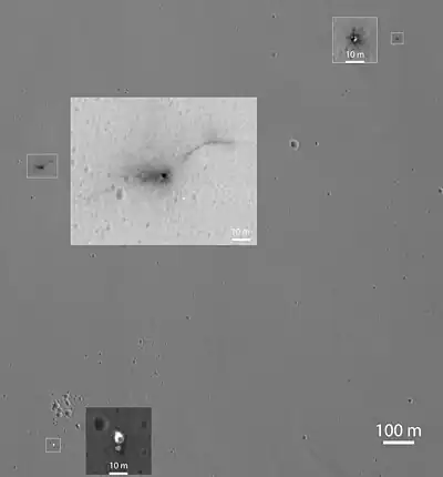 Schiaparelli remnants (2016)