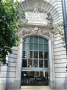 PG&E General Office Building entrance