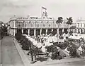 View of Palace and Plaza de Armas in 1898