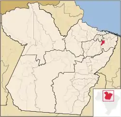 Location in Pará state