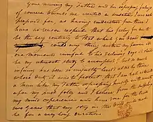 letter by Vincent to a friend