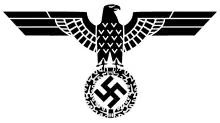 Parteiadler of the Nazi Party (1933–1945), with head looking to its left, variant