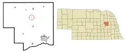 Location of Tarnov, Nebraska