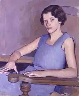 Portrait of Theresa KnocheOil on canvasc. 1920