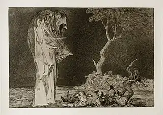 Νο. 2: Disparate de miedo (Fearful folly)24.4 x 35,3 cm.