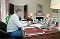 Writing the 1987 State of the Union address in the Residence
