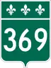 Route 369 marker