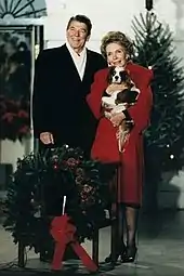 Rex, presidential dog, and friends