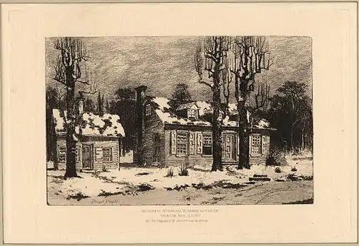 House as shown in an 1820 publication