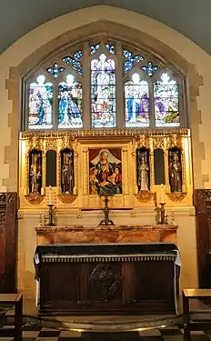 The recently restored Lady Chapel, restored in the 21st century