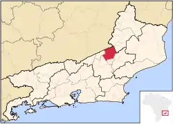 Location in Rio de Janeiro state