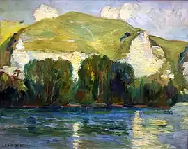 The Cliffs of Belbeuf, by Robert Antoine Pinchon