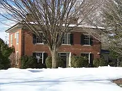 Rose Cliff with an uncharacteristic amount of snow in February 2010