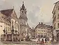 The square in 1843