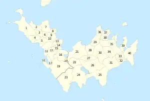 The quartier of Lurin marked 19.