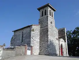 The church of Saint-Jean de Cornac, in Saint-Paul-d'Espis