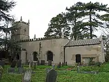 Elton Church seen from the south